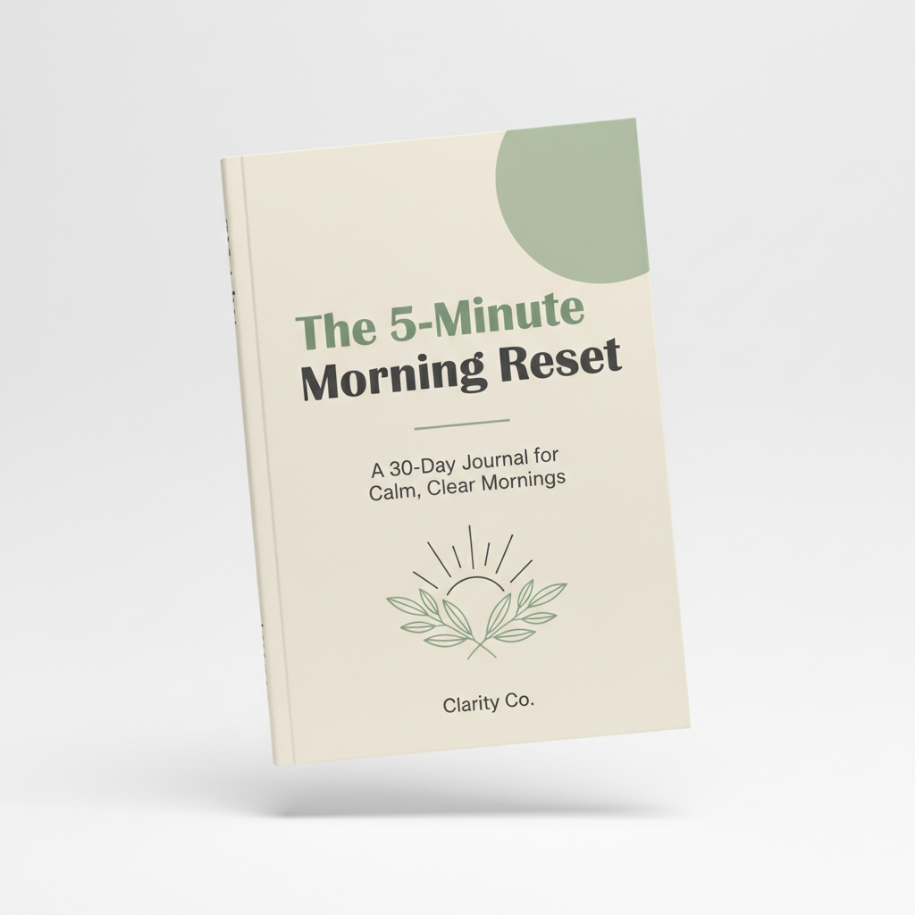 The 5-Minute Morning Reset Journal