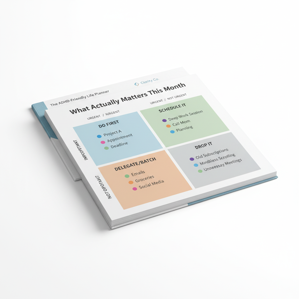 The ADHD-Friendly Life Planner
